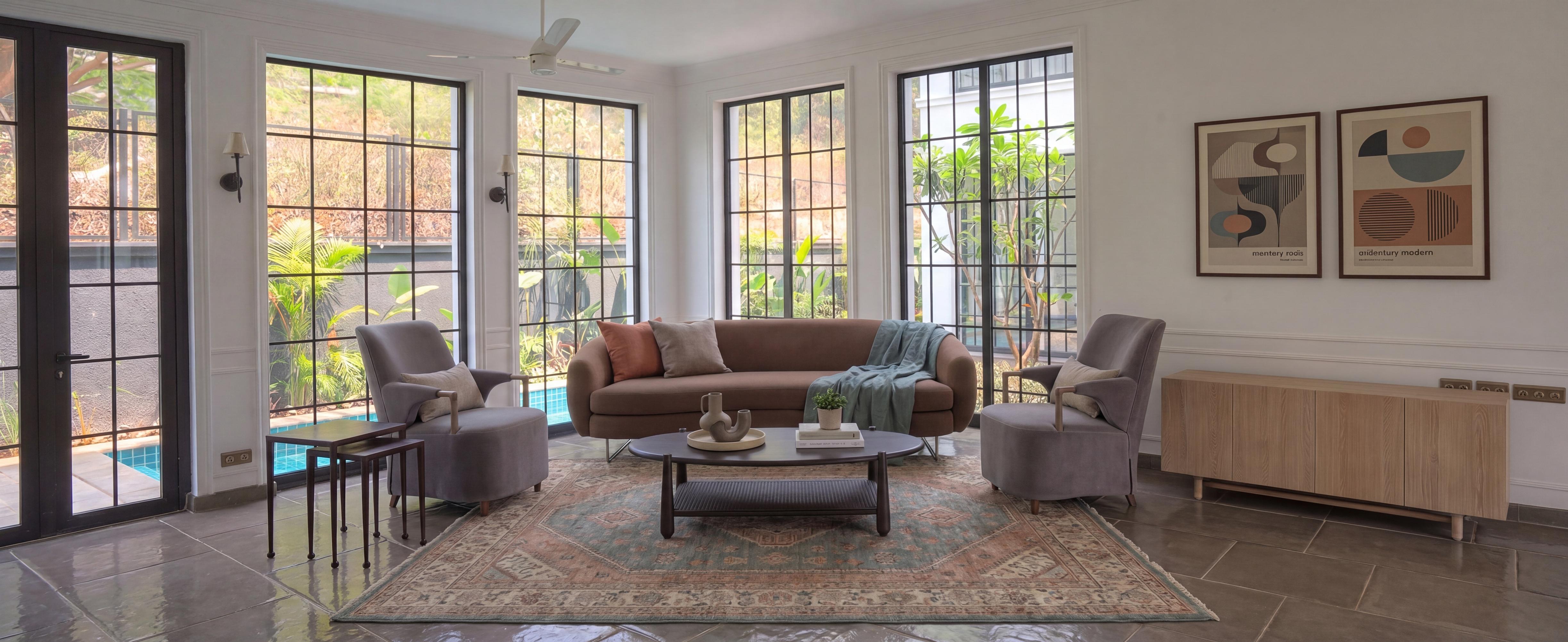 Living room, warm selection